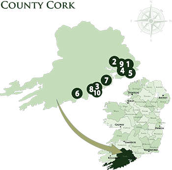 Mac Tours Ireland Cork City Hotels Map