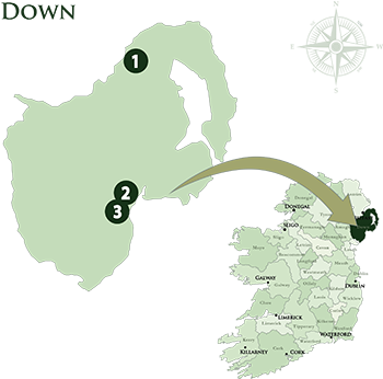 Mac Tours Ireland Down Hotels Map