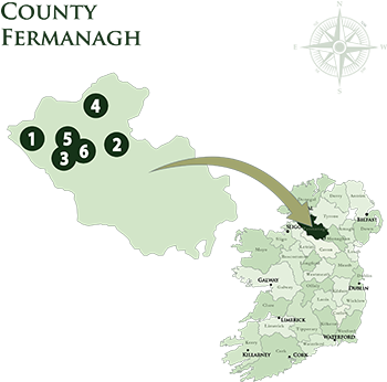 Mac Tours Ireland Fermanagh Hotels Map