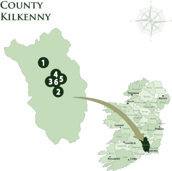 Mac Tours Ireland Kilkenny Hotels Map