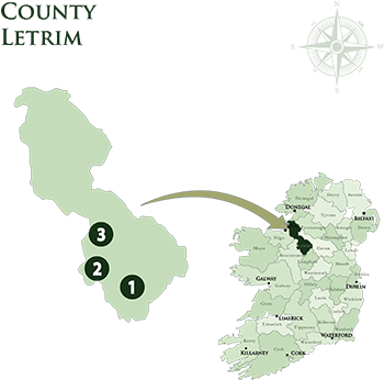 Mac Tours Ireland Letrim Hotels Map