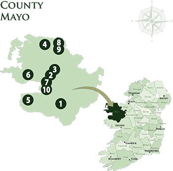 Mac Tours Ireland Mayo Hotels Map