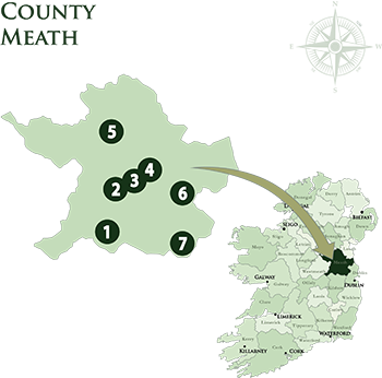 Mac Tours Ireland Meath Hotels Map