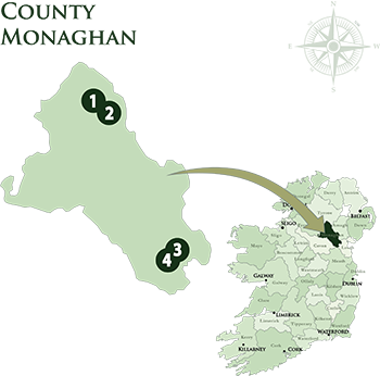 Mac Tours Ireland Monaghan Hotels Map