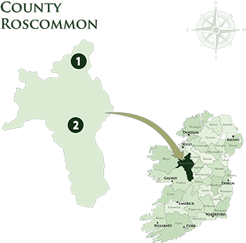 Mac Tours Ireland Rosscommon Hotels Map