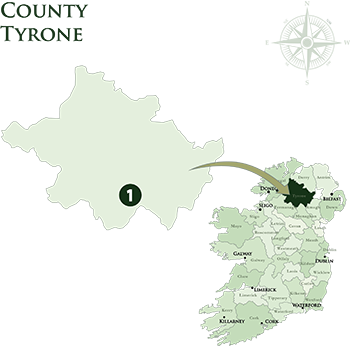 Mac Tours Ireland Tyrone Hotels Map