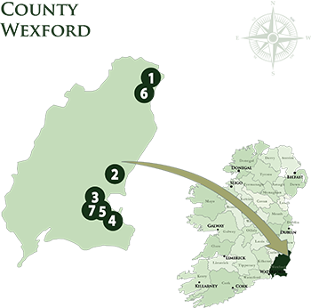 Mac Tours Ireland Wexford Hotels Map