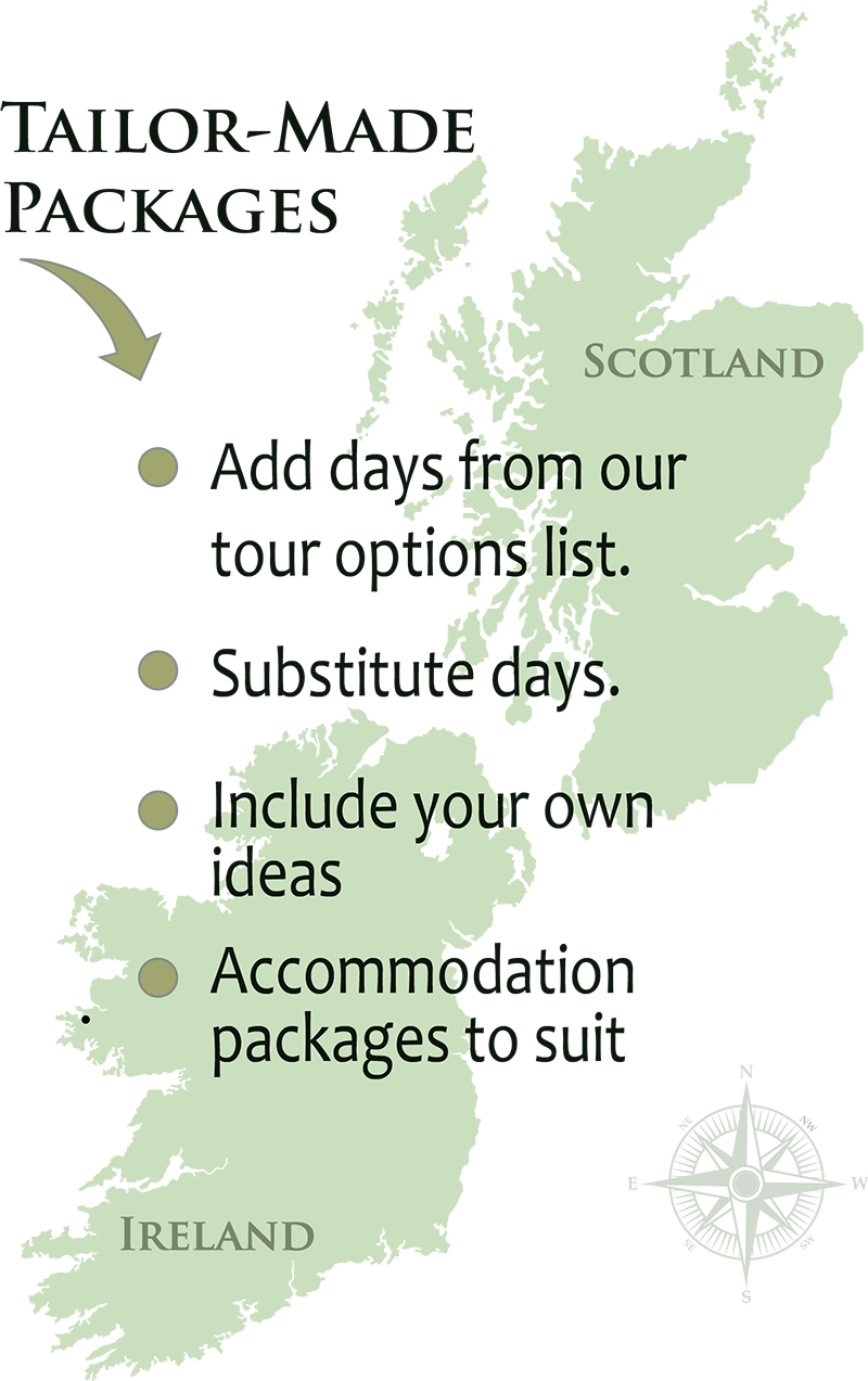 Mac Tours Ireland & Scotland Map