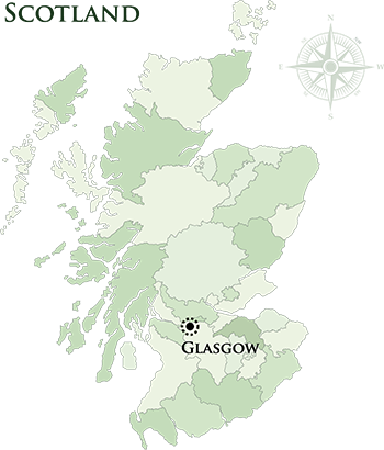 Scots Hotels Map Glasgow 01