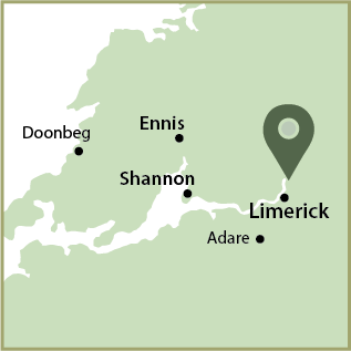 Mac Tours Ireland Half Day Tour Limerick City Map