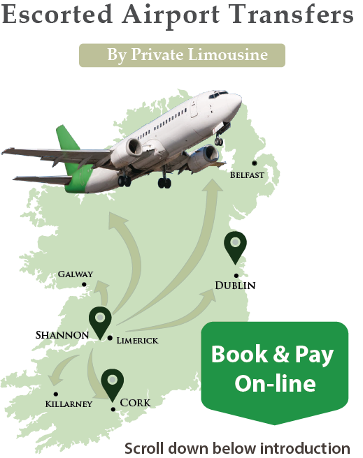 Airport Limousine Transfers Book On Line Mac Tours Ireland